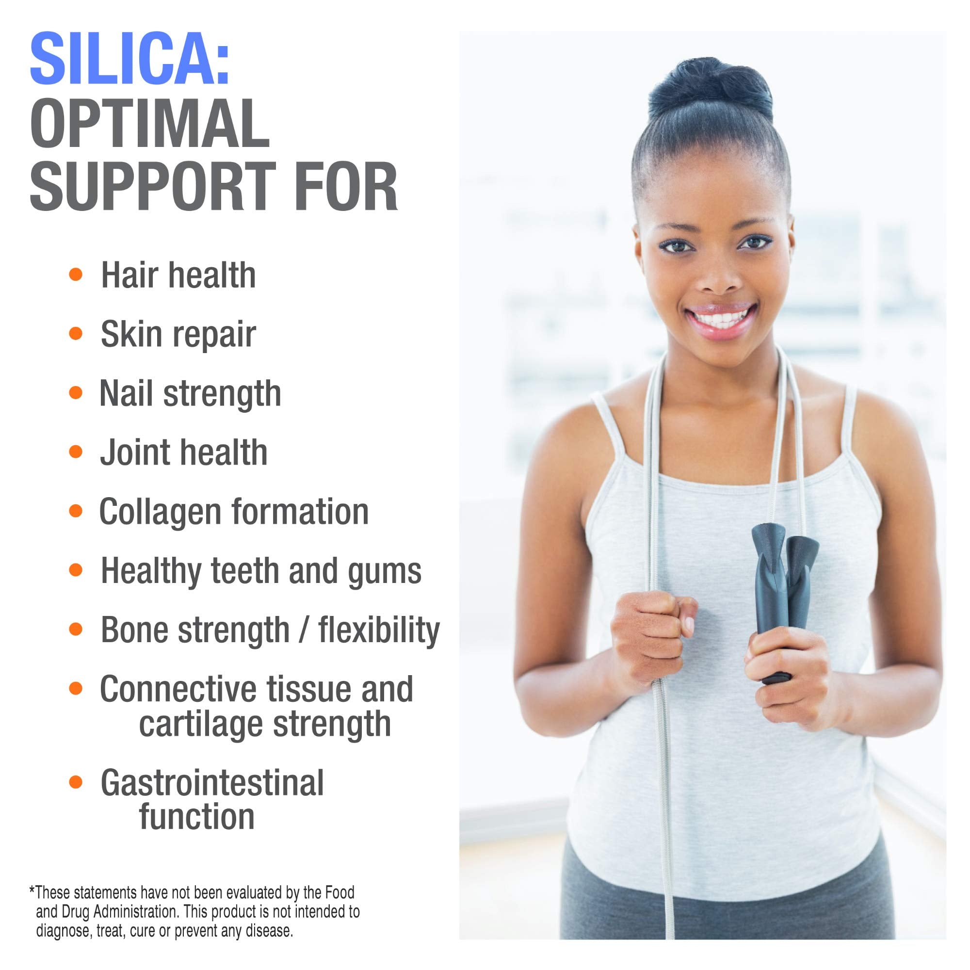 Cellfood Essential Silica glass bottle closeup signals premium packaging and easy daily supplementation.