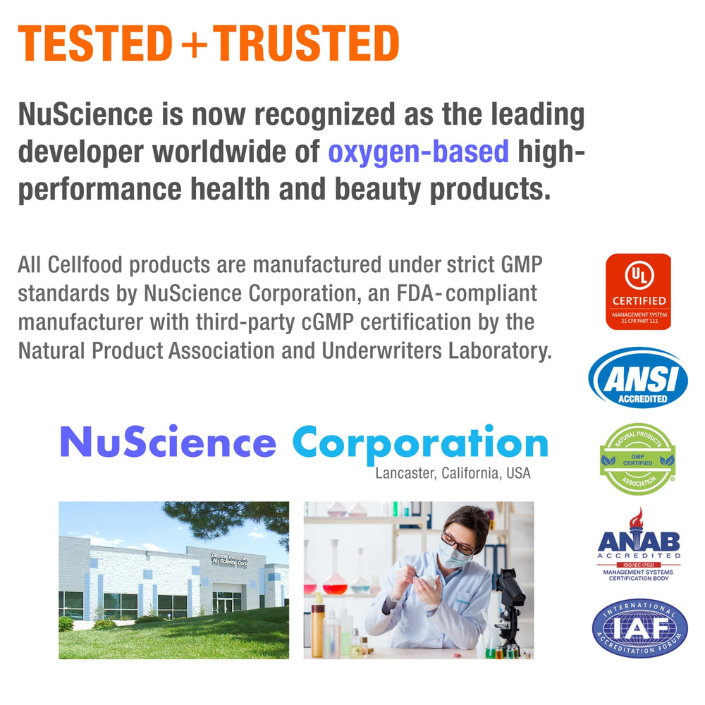 Daily use of Cellfood Oxygen Boost in juice during a routine