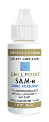 Close-up of dropper with Cellfood SAM-e liquid for precise dosing