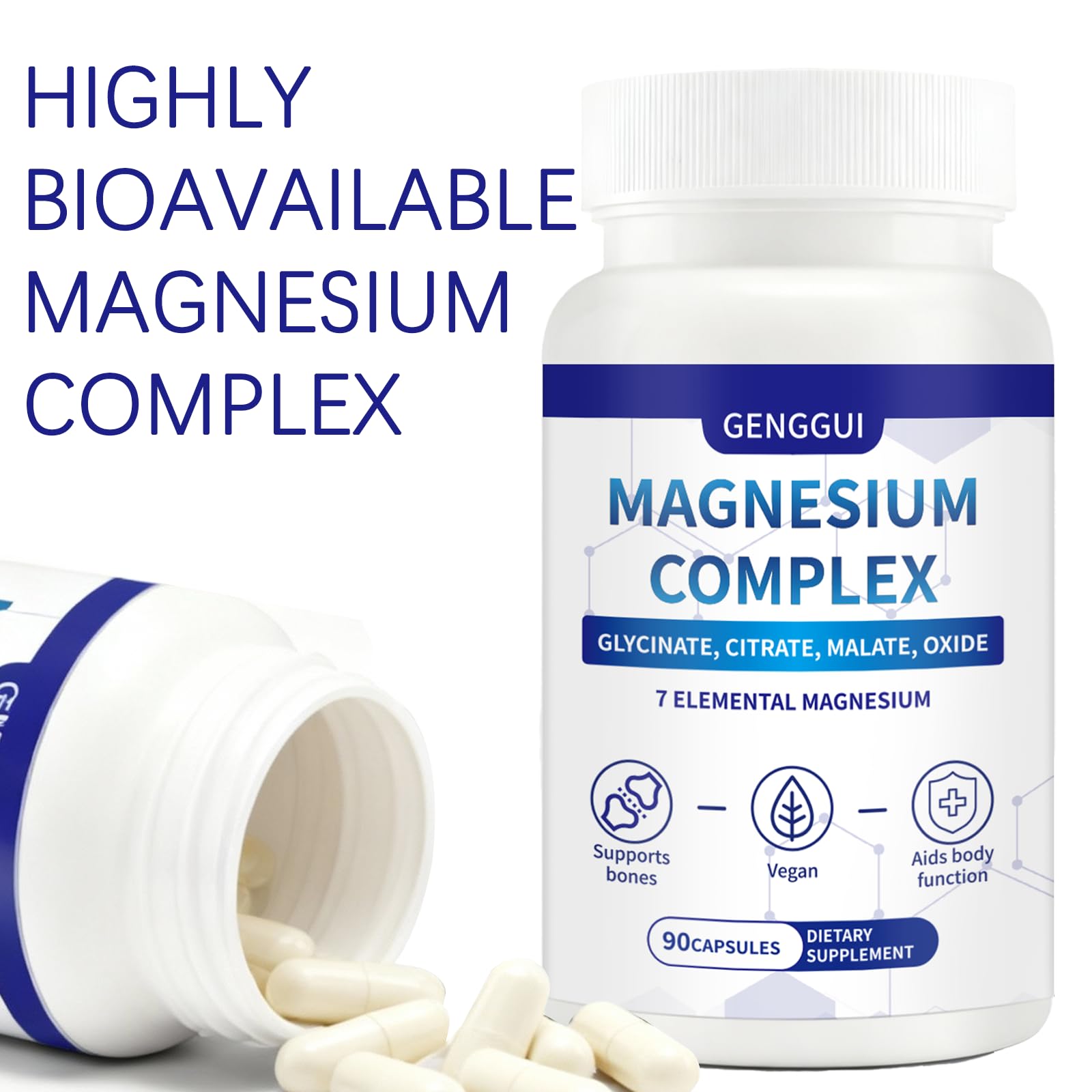 CellJuvMax Magnesium Complex packaging and 90 capsules count