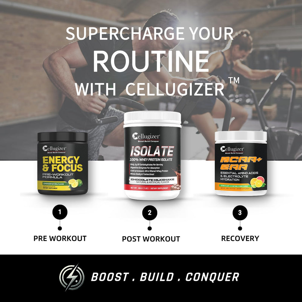 Back of pack view of Cellugizer Vanilla whey isolate
