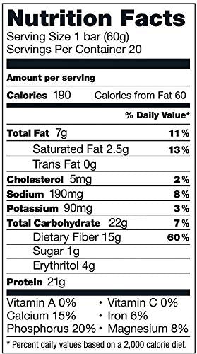 Cemueo protein bar close-up shows chewy texture and chocolate chips for energy