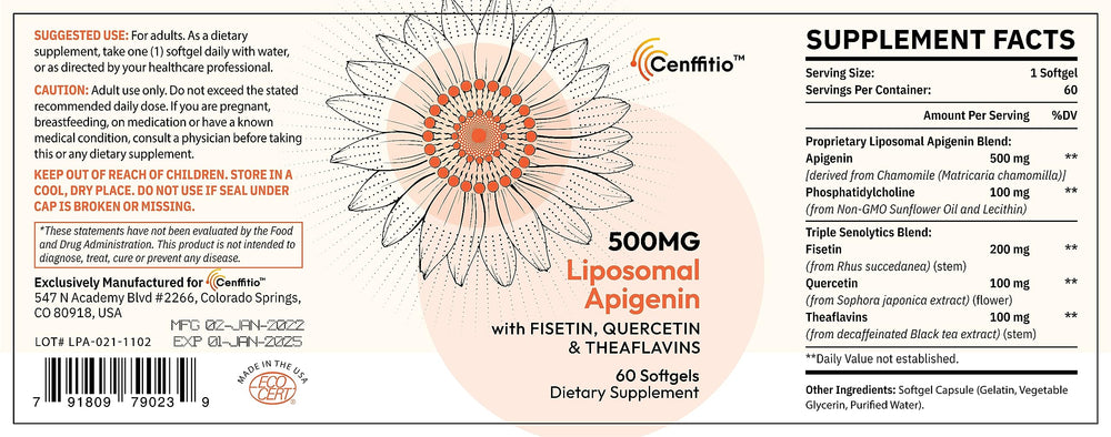 Cenffitio softgel texture close-up for smooth swallow.