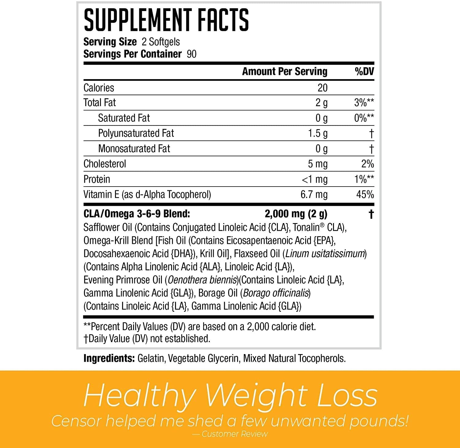 Censor softgels closeup highlighting convenient daily intake for busy days.