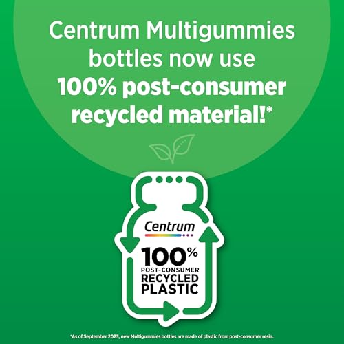 Dosing directions on Centrum Multigummies bottle for daily use