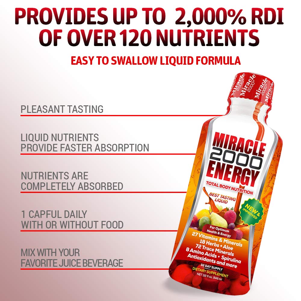 Century Systems Miracle 2000 blend of vitamins, minerals, and amino acids for daily support.