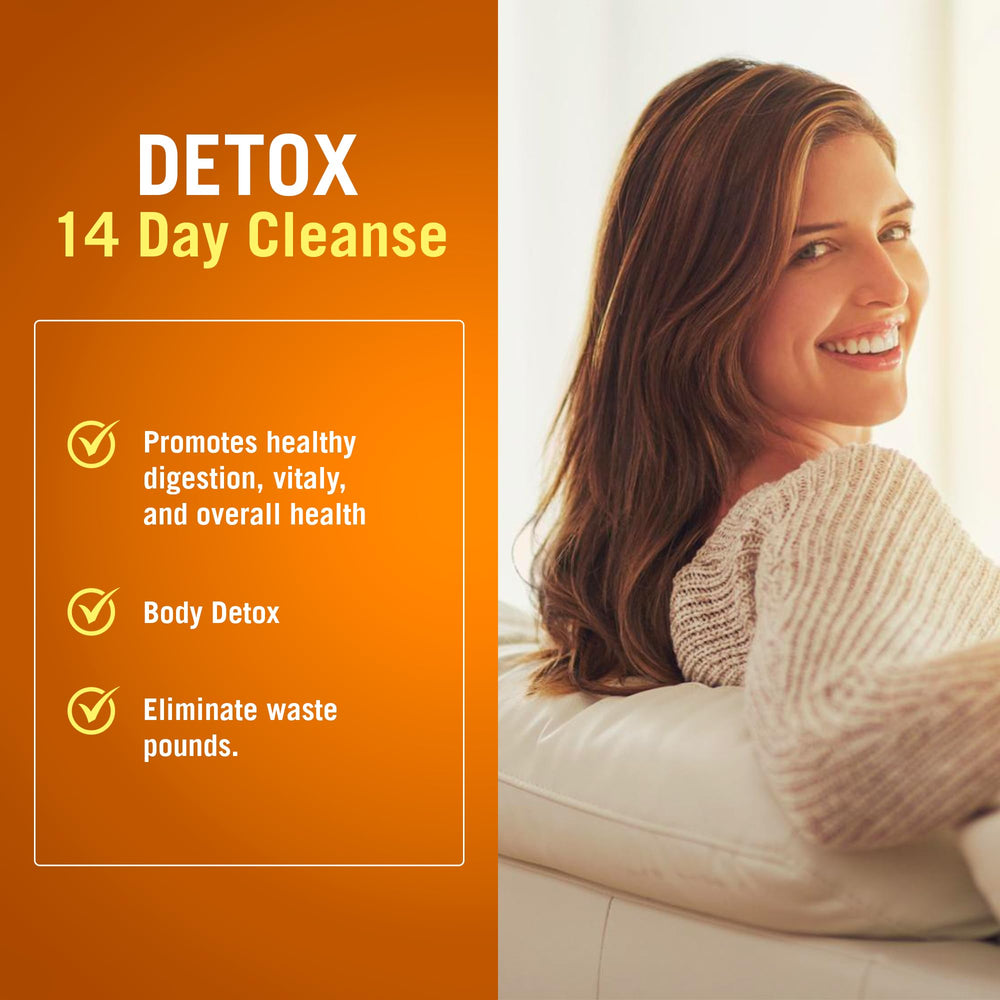 Packaging box of Century Systems The Cleaner Detox on a clean surface