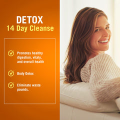 Packaging box of Century Systems The Cleaner Detox on a clean surface