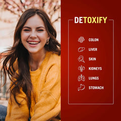 Packaging display of The Cleaner Detox with 52 capsules and 7-day plan