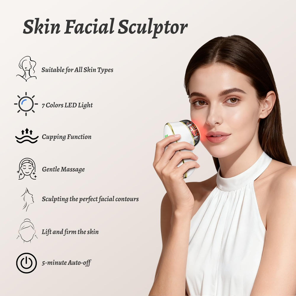 CENXIGO LED 7-color light therapy for even skin tone.
