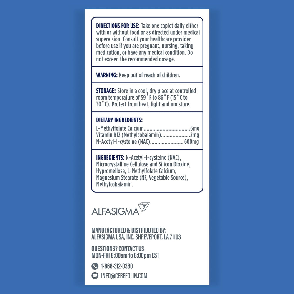 Cerefolin Brain Wellness capsules close-up for memory support.