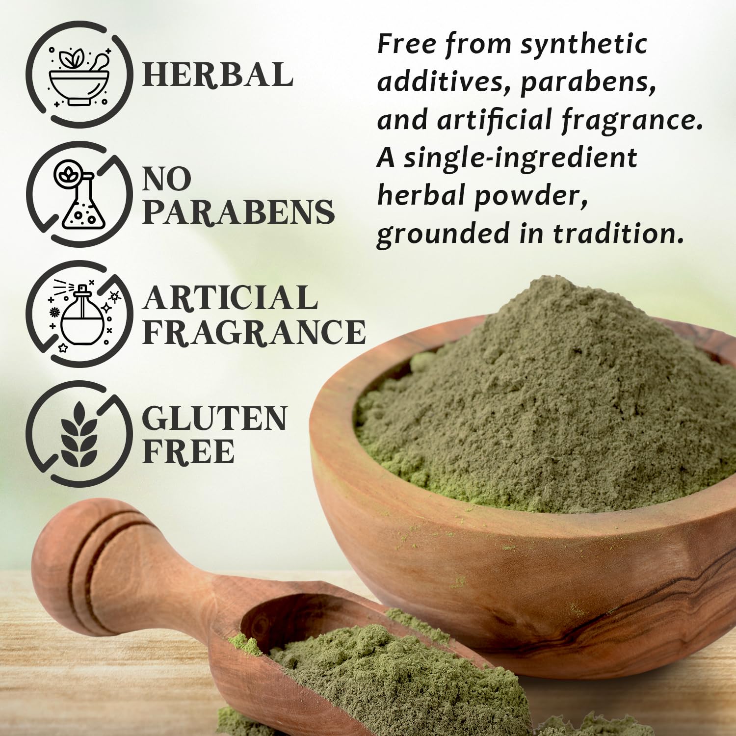 Ceres Gourmet bhringraj powder packaging showing product of India origin.