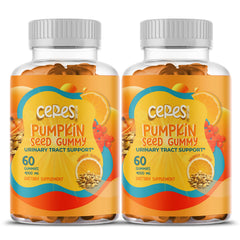 Ceres Nature pumpkin seed oil gummies bottle front for daily omega support