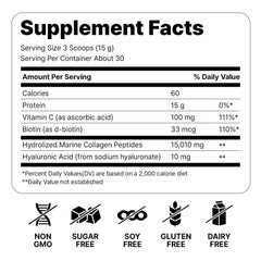 Cevitol collagen powder unflavored blends into smoothies and baking for versatility