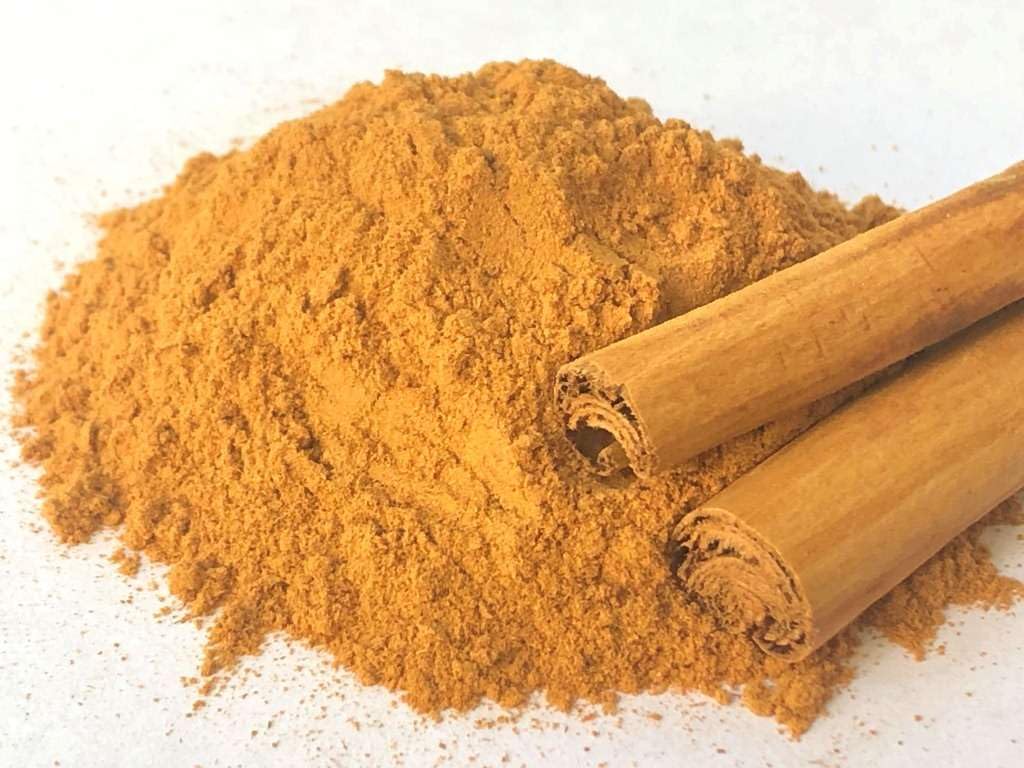 Premium Ceylon cinnamon powder packaging ready for pantry storage, ideal for baking and beverages.