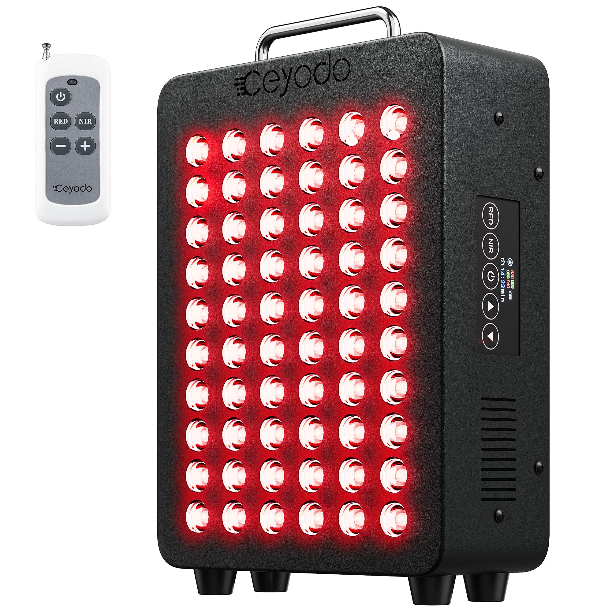 Ceyodo Red Light Panel front view for at-home energy recovery sessions.