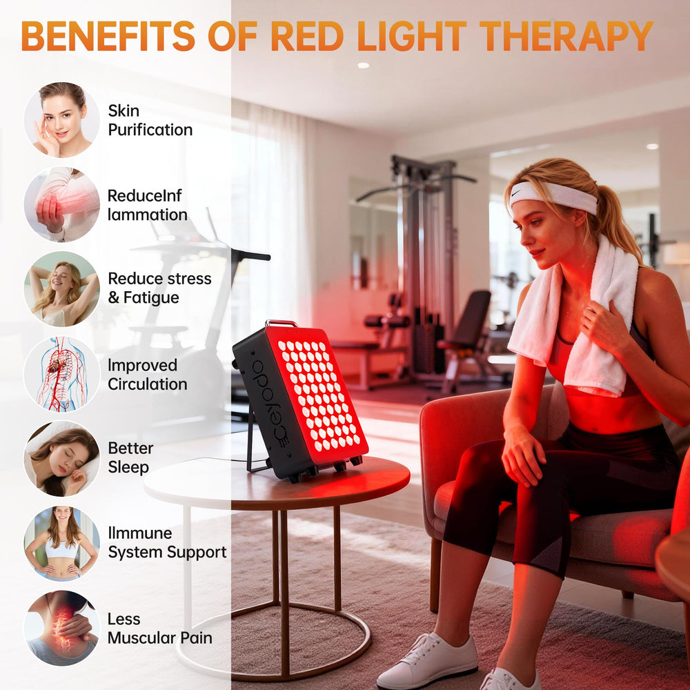Ceyodo Red Light Panel remote control for easy at-home operation.