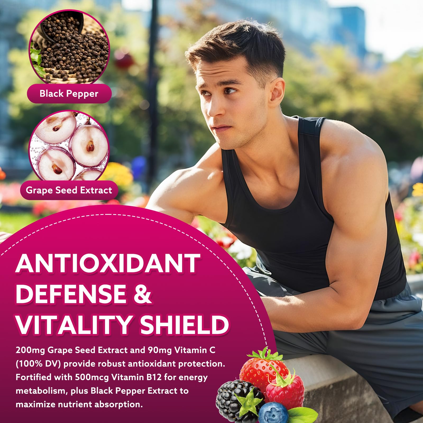 CFILIHTC Beetroot Gummies mixed berry flavor – tasty daily heart wellness.