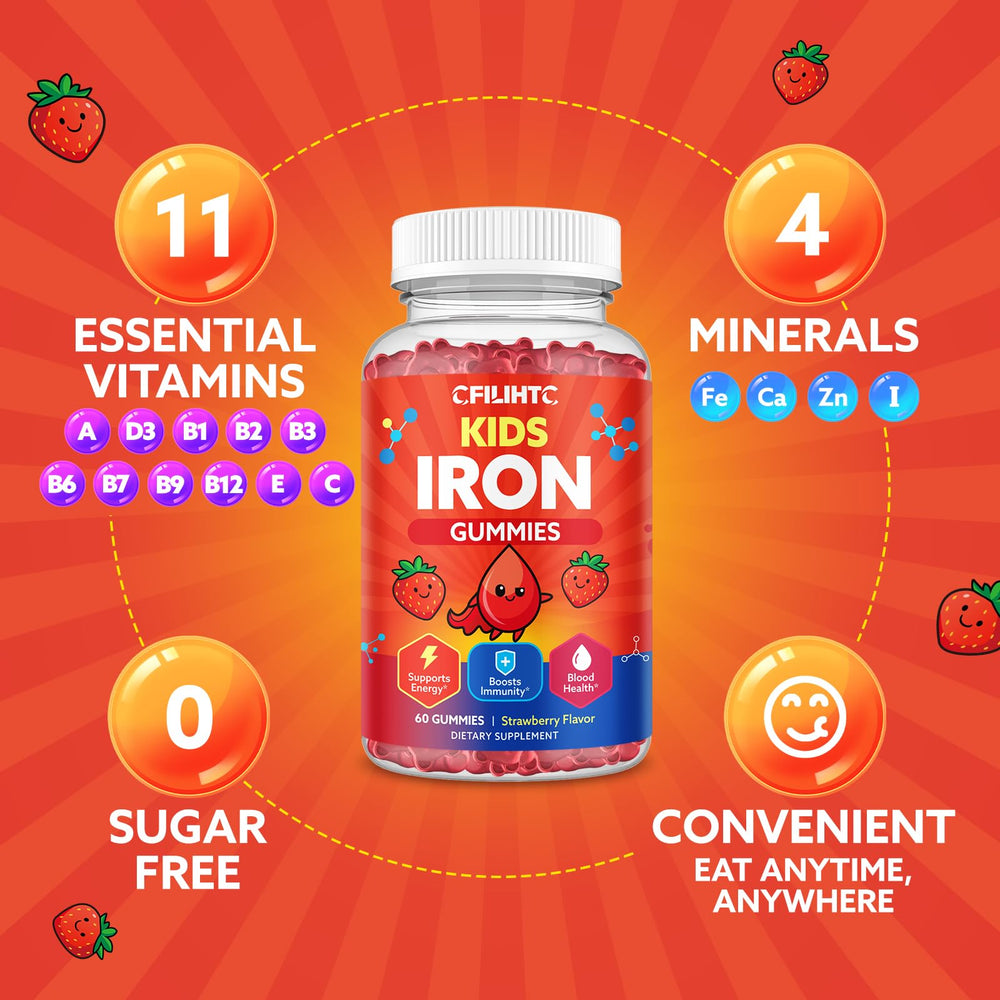 CFILIHTC kid taking gummy promotes easy daily nutrition.