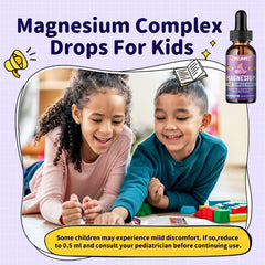 CFILIHTC kids magnesium liquid drops with measuring cup for accurate dosing.