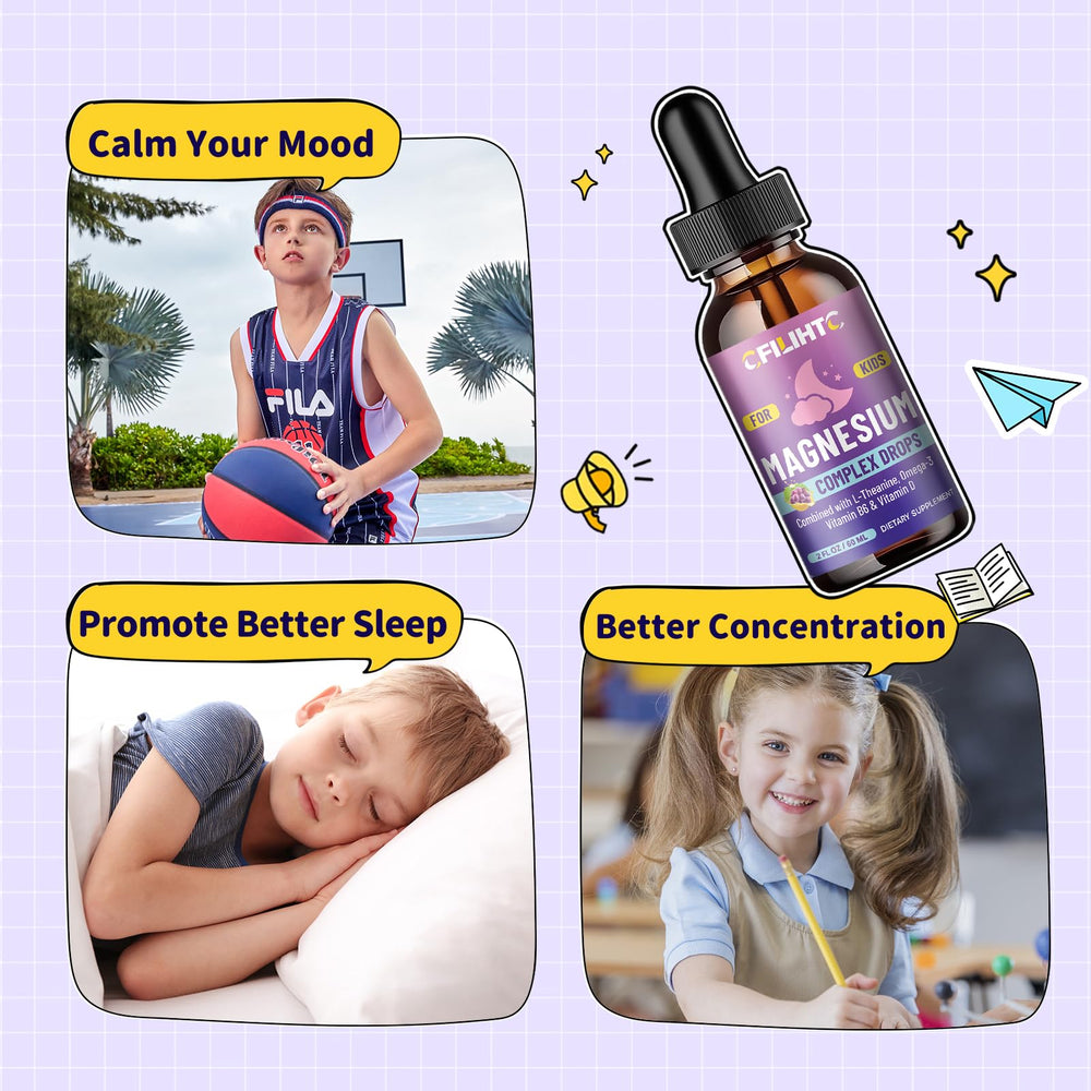 CFILIHTC magnesium liquid used under the tongue for quick absorption.