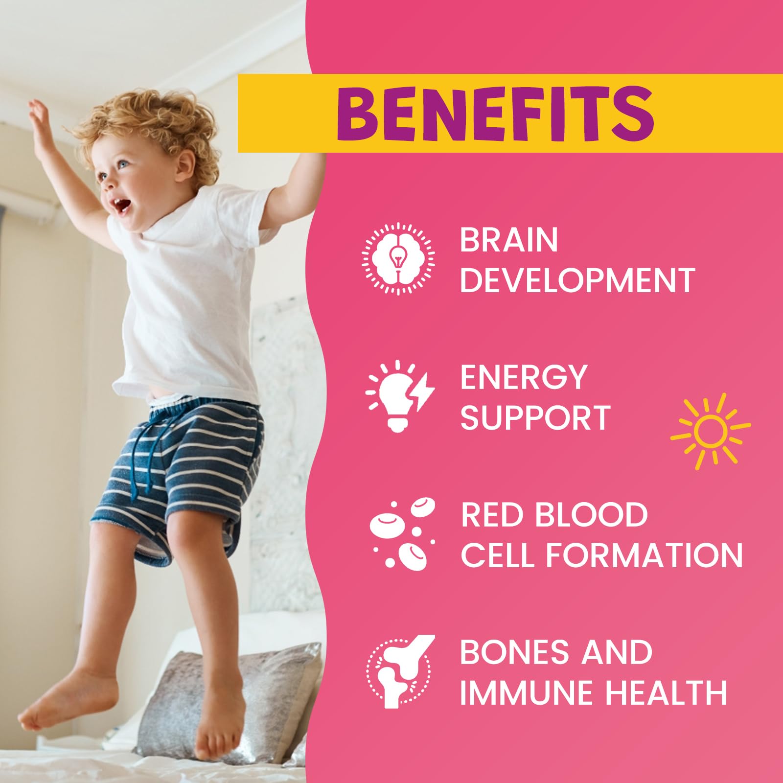 CFILIHTC liquid iron drops kid-friendly formula ideal for picky eaters.