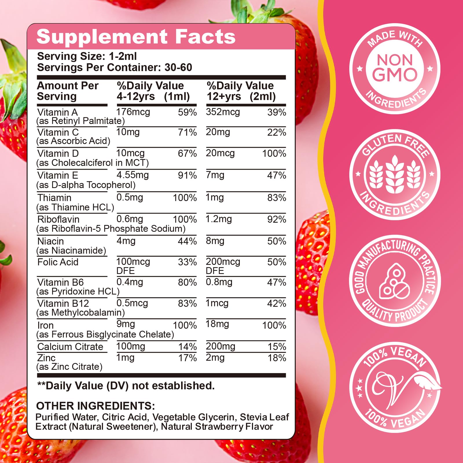CFILIHTC liquid iron is gentle on the stomach.