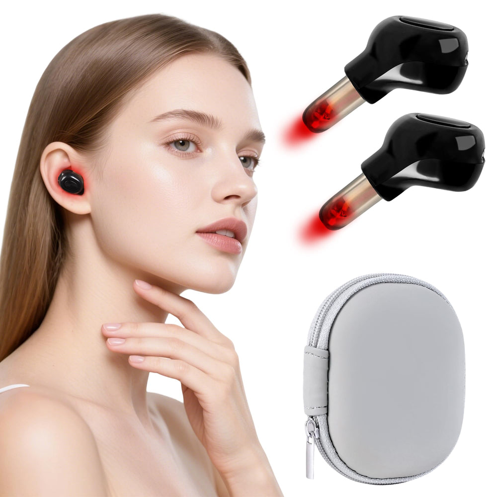 Cgkvz red light ear and nose device glows softly for daily relaxation.
