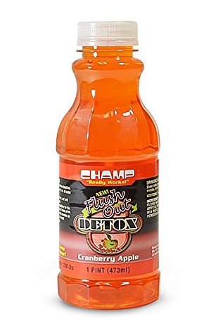 Champ Flush Out Cranberry Apple pour shows easy on-the-go hydration.