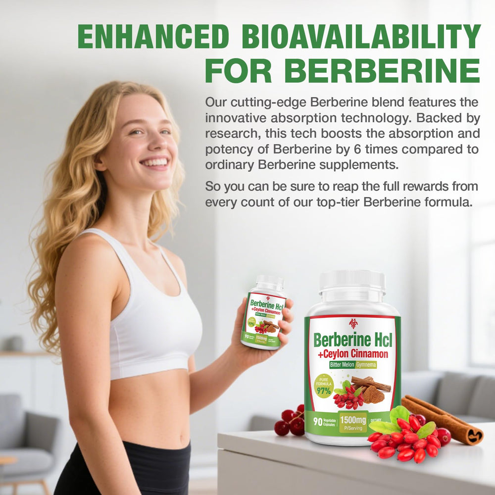 CHANUBITO Berberine vegan non-GMO seal on the label