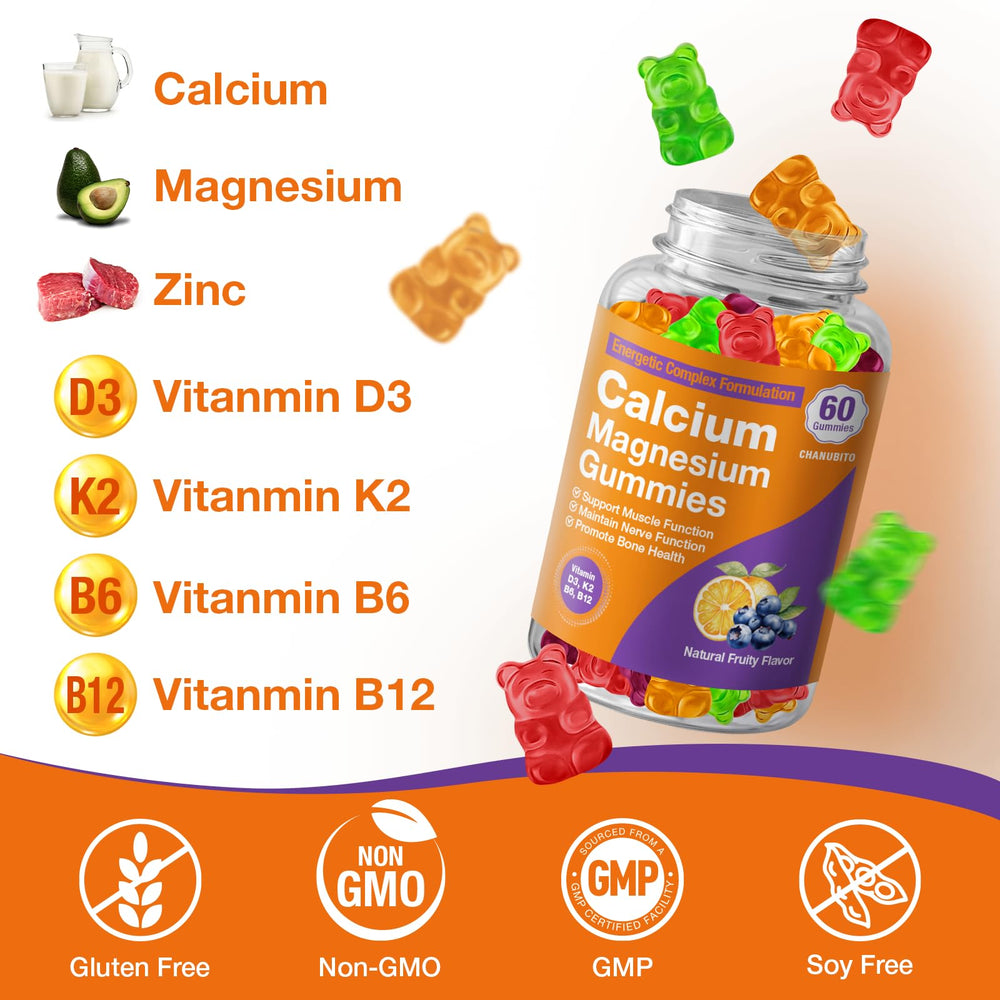 CHANUBITO D3 and K2 vitamin blend aiding bone health support.