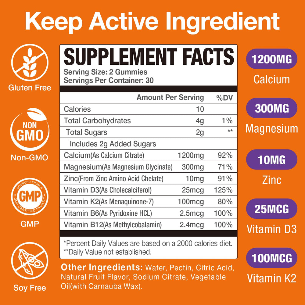 CHANUBITO Nutrition panel highlighting serving size and nutrients.
