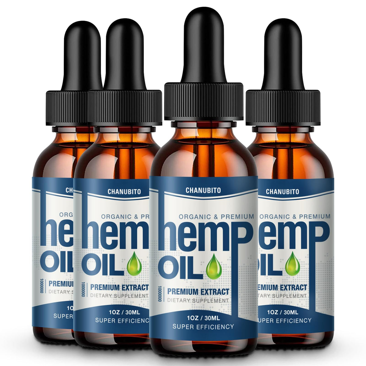 CHANUBITO Omega Oil Drops bottle for daily omega routine.