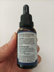 CHANUBITO Omega Oil Drops dropper image highlighting simple daily use.