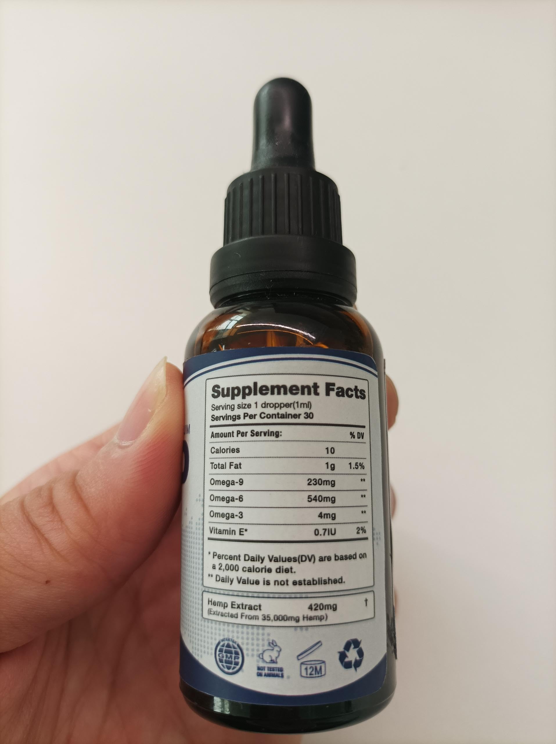 CHANUBITO Omega Oil Drops 4-pack on display for value and variety.