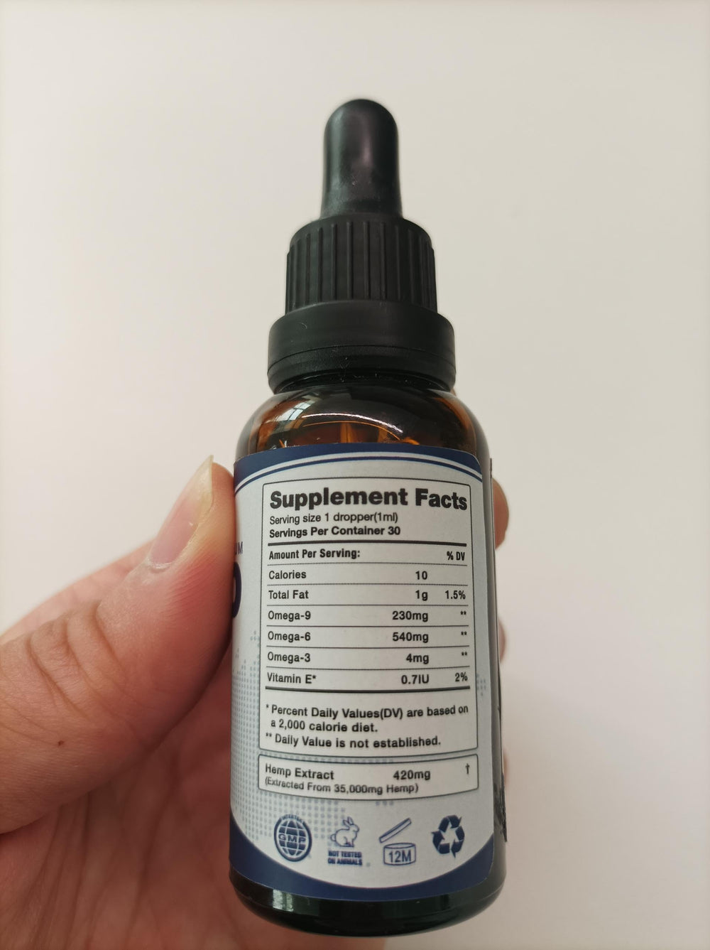 CHANUBITO Omega Oil Drops 4-pack on display for value and variety.