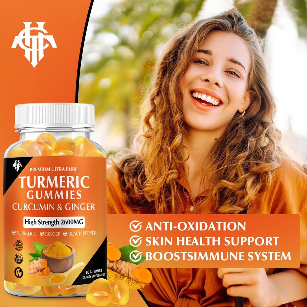 CHANUBITO turmeric gummies packaging shown for travel-friendly daily routine.