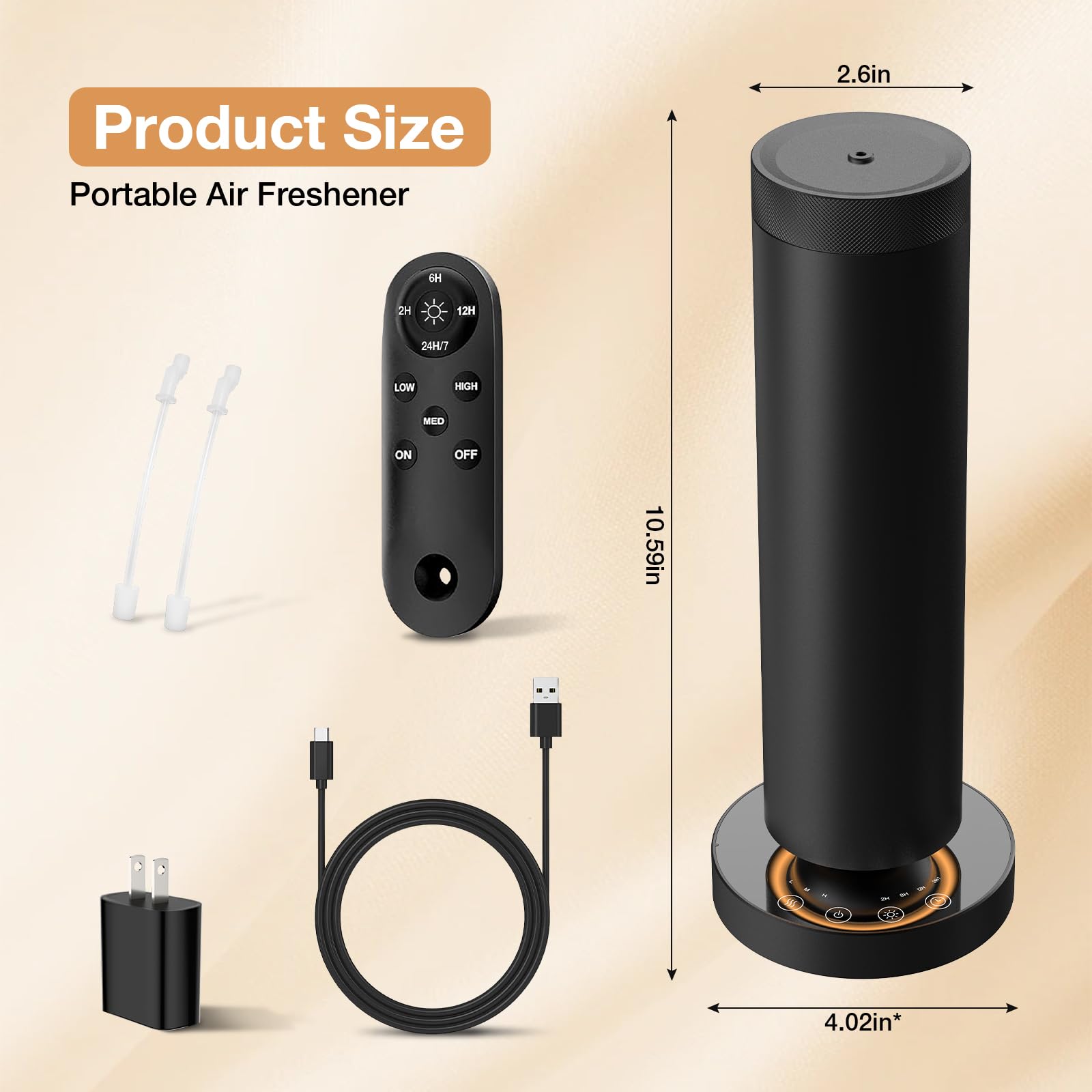 CHANUBITO diffuser ideal for hotel rooms and travel spaces