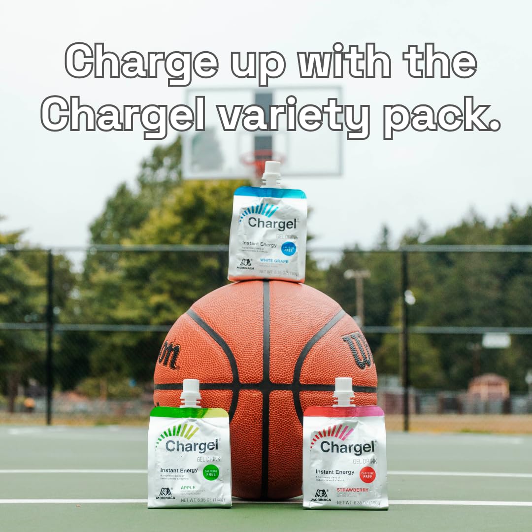Chargel On-the-go fuel pack with built-in spout for quick energy
