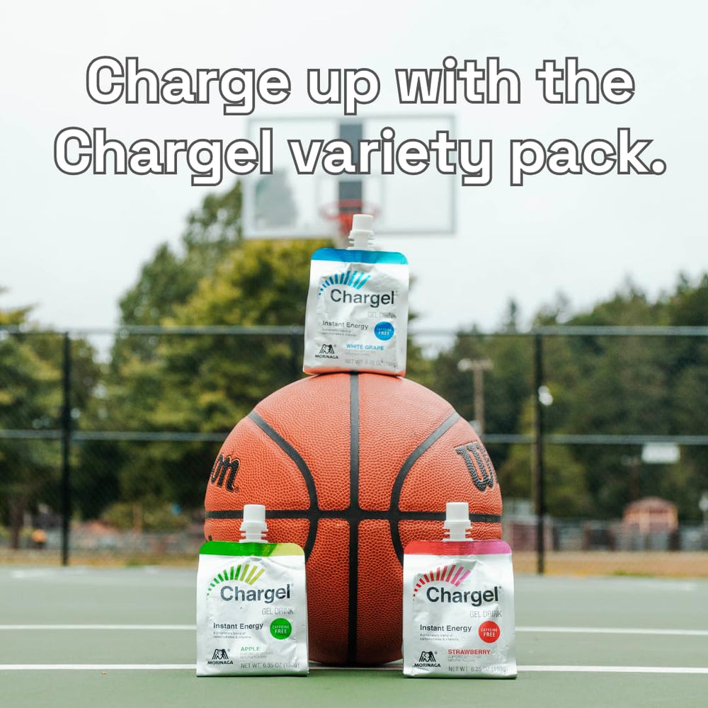 Chargel On-the-go fuel pack with built-in spout for quick energy