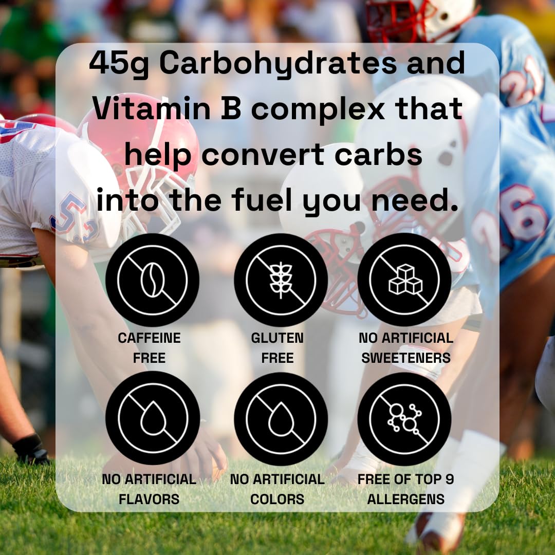 Real fruit juice and vitamins in Chargel gel for active days.