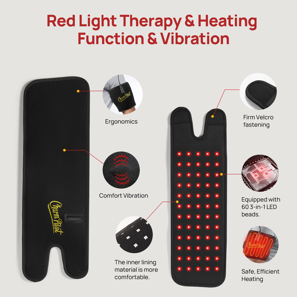 Charmpilot heating level control: customizable warmth for sensitive skin and longer sessions.