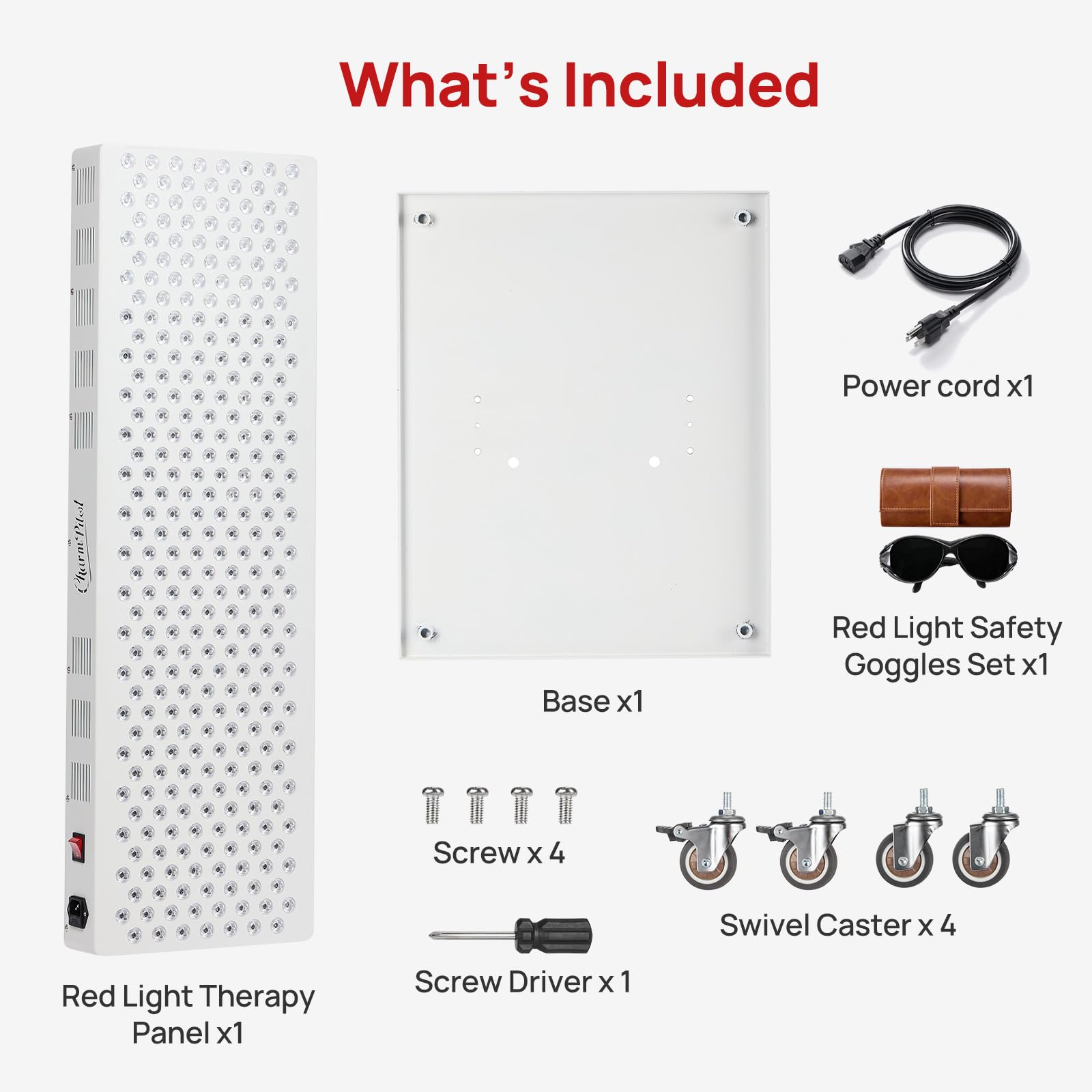 Charmpilot complete wellness kit with guide and power adapter.