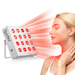 Charmpilot red light panel body front view shows even coverage for full-body sessions.