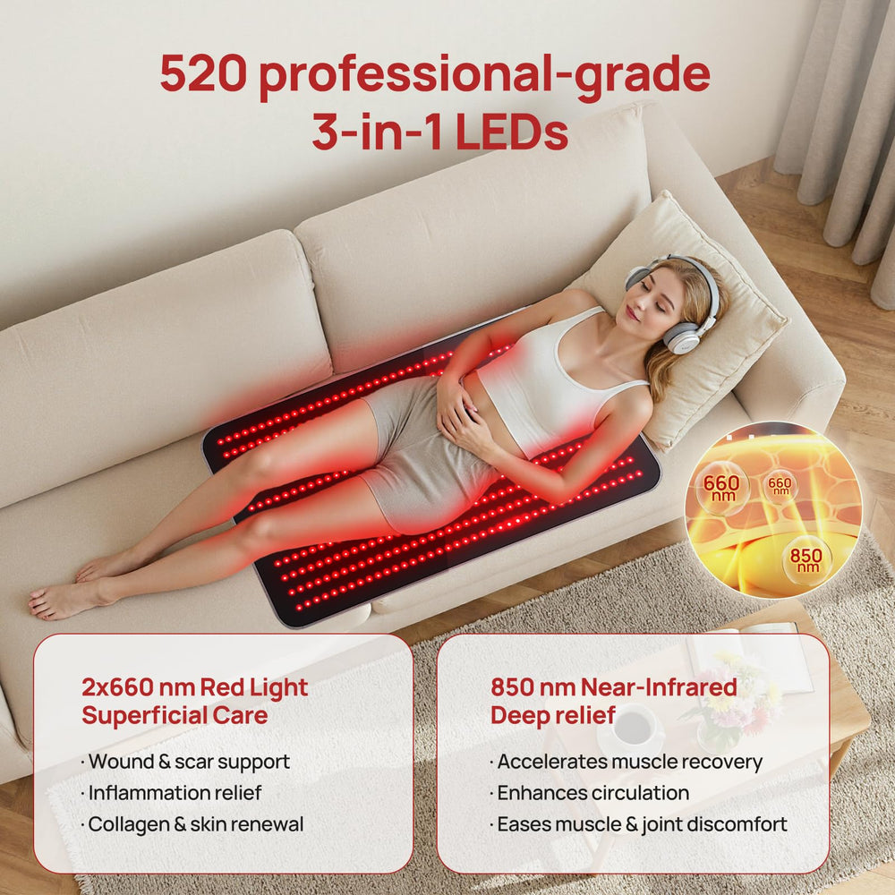 Shoulder and neck therapy using Charmpilot mat eases stiffness and discomfort