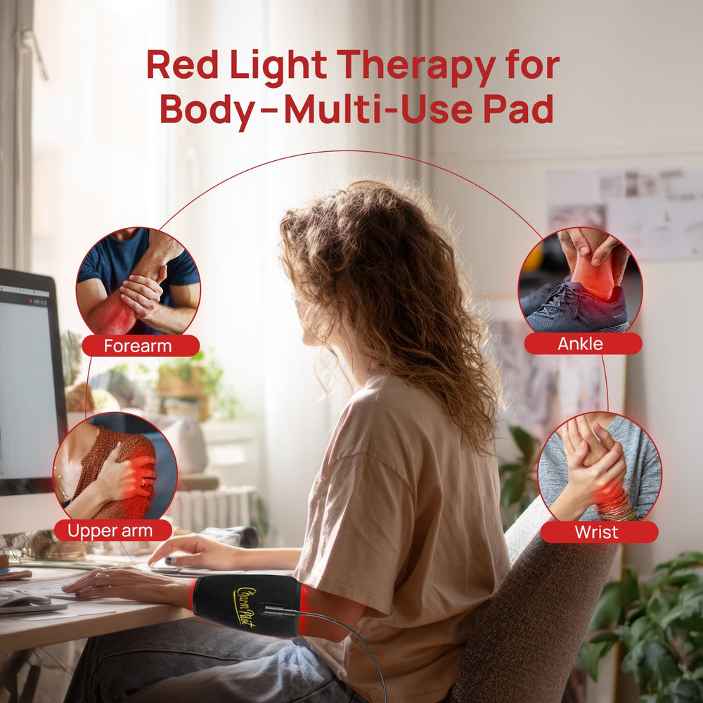 Charmpilot red light therapy pad ankle: supports joint comfort during daily activities.