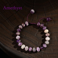 CHCCOYE amethyst bracelet in velvet pouch, ideal gifting.