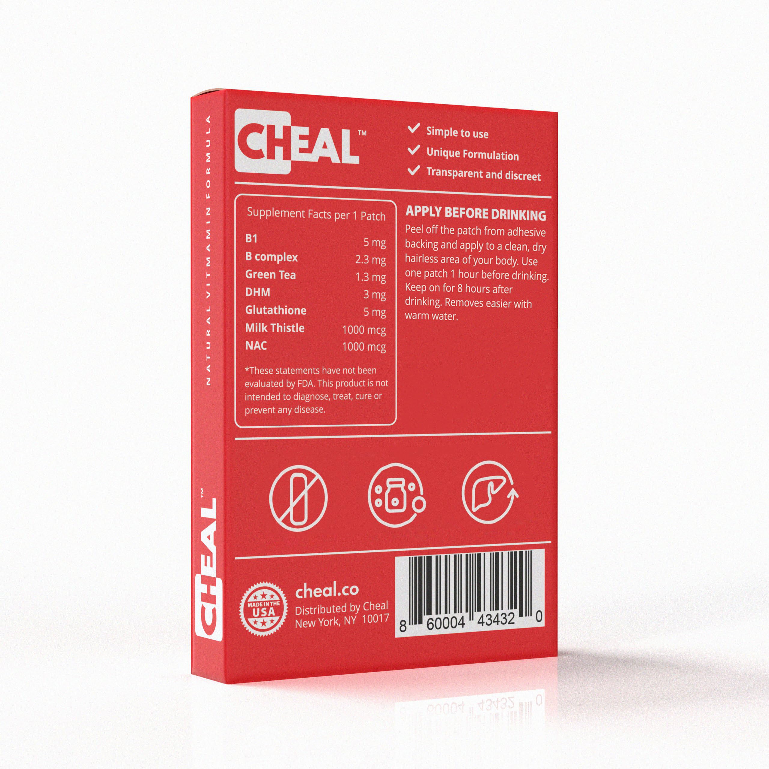 CHEAL Party Recovery Patch helps friends share a better morning