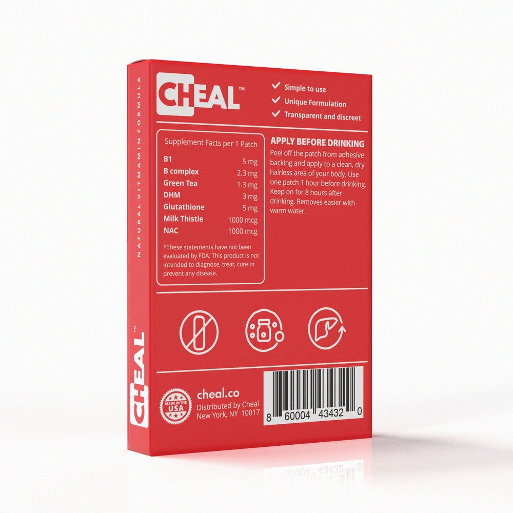 CHEAL Party Recovery Patch helps friends share a better morning