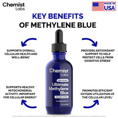 Chemist Labs 1% Methylene Blue measured drops ready for use